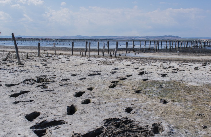 Mud baths at Lake Pomorie are a popular activity but always do them with caution