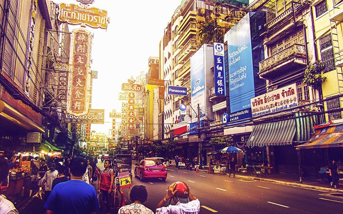 A street in Bangkok, Thailand
