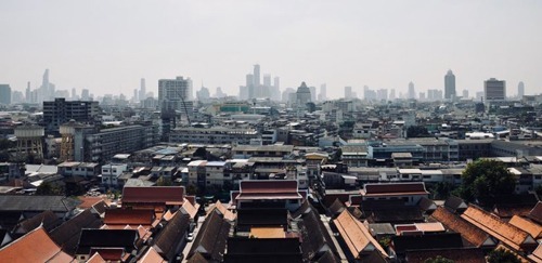 Bangkok aerial view