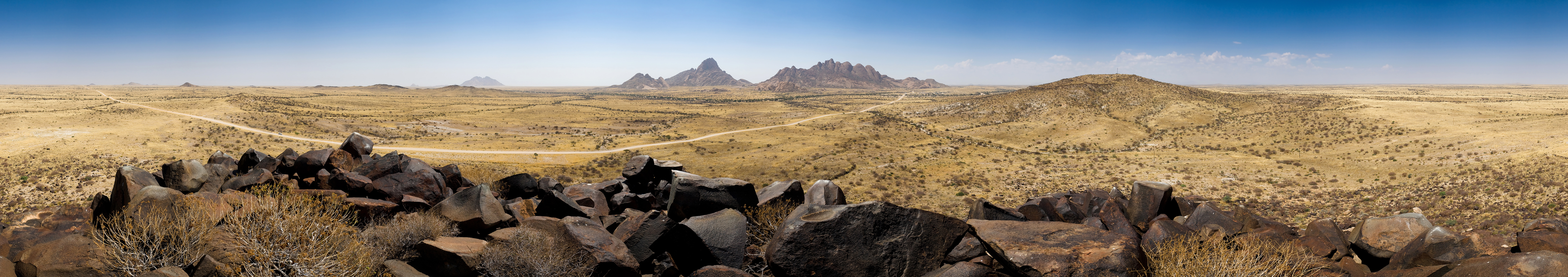 panoramic view of Spitzkoppe