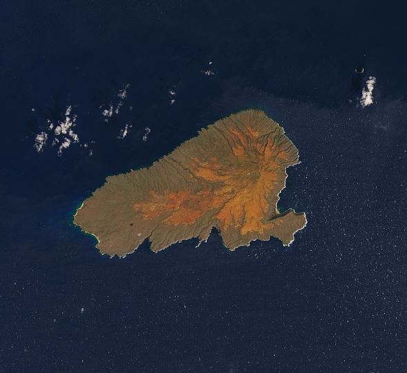 Satellite-image-of-Kahoolawe-island