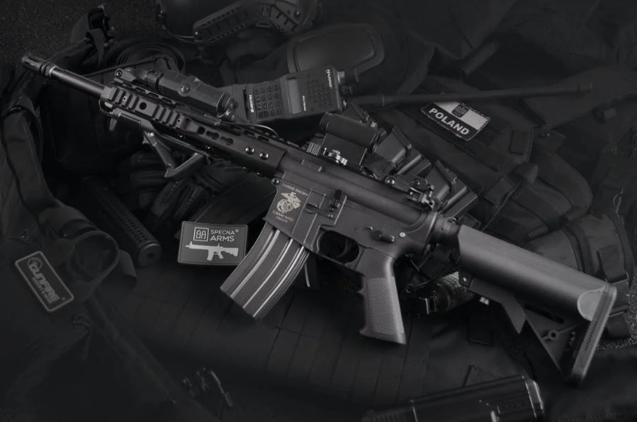 A Black 5.56 mm rifle can be issued to a duly licensed person in Ukraine. 