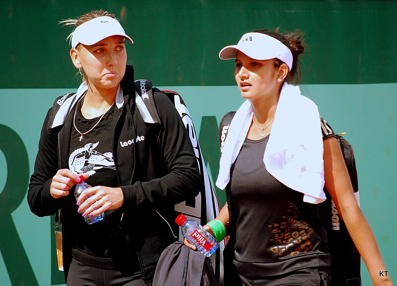 Roland Garros 2011 Elena Vesnina & Sania Mirza