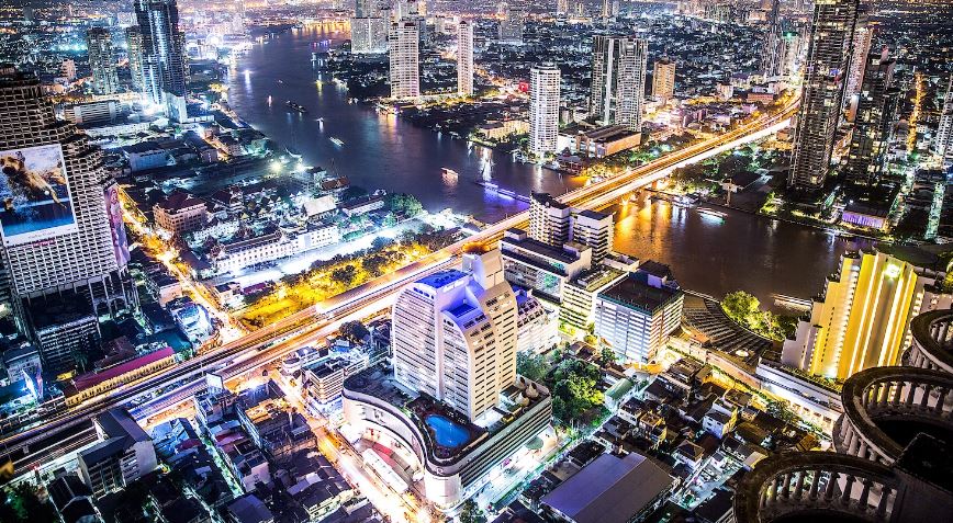 picture of Bangkok skyline